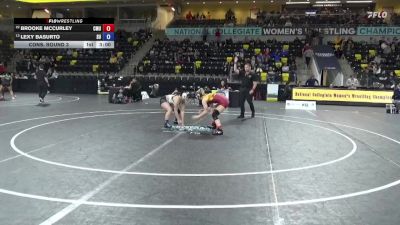 124 lbs Cons. Round 3 - Lexy Basurto, Schreiner University vs Brooke McCurley, Colorado Mesa University