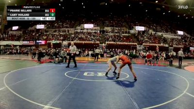 G - 120 lbs Champ. Round 1 - Camy Hoiland, Anaconda Girls vs Prairie Sellars, Browning Girls