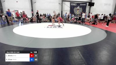 58 kg Rr Rnd 3 - Lily Blenk, New England Trappers West vs Saige Olver, Mat Assassins Girls