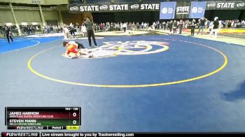 126 lbs Cons. Round 4 - James Harmon, Wrestling Rhinos Wrestling Club vs Steven Mann, Hells Canyon Wrestling