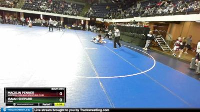 175 lbs Quarterfinal - Macklin Penner, Western Dubuque Wrestling Club vs Isaiah Shepard, Iowa