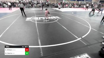 46 lbs Consi Of 4 - Korbin Wilson, Mountain Man WC vs Noah Osorio, Aniciente TC