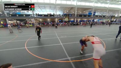 215 lbs Cons. Round 2 - Alexander Schram, Unattached vs Julian Burgett, Unattached