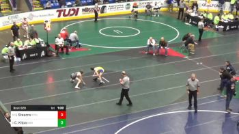89 lbs Round Of 16 - Ian Stearns, Titusville vs Coleton Klipa, Norwin