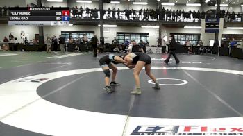 114 lbs Quarterfinal - Leona Gao, BTS- Brooklyn Technical vs Lily Runez, Choate Rosemary Hall