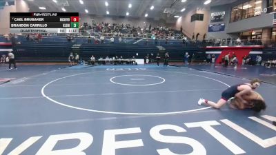 120 lbs Quarterfinal - Cael Brubaker, McKinney Boyd vs Brandon Carrillo, Klein