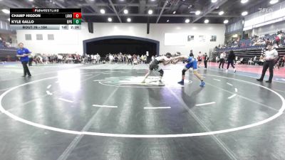 184 lbs Champ. Round 1 - Kyle Gallo, Funky Monkey vs Champ Higdon, LANDER