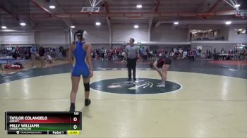 135 lbs Champ. Round 2 - Taylor Colangelo, Liberty vs Milly Williams, Canon-McMillan