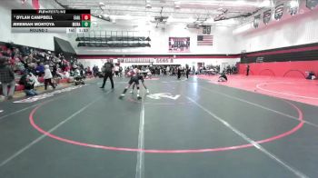 132 lbs Round 2 - Dylan Campbell, Eaglecrest vs Jeremiah Montoya, Mountain Range