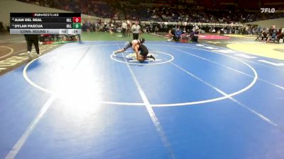 5A Boys 190 lbs Cons. Round 1 - Juan Del Real, Hillsboro Boys vs Dylan Pascua, Hillsboro Boys