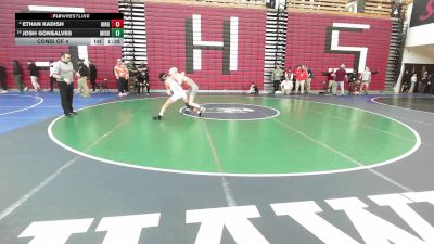 113 lbs Consi Of 4 - Ethan Kadish, Hingham vs Josh Gonsalves, Middleborough