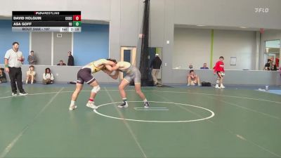 197 lbs Cons. Round 3 - Asa Goff, Vanguard vs David Holguin, Cloud County Community College
