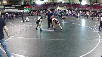 101 lbs 5th Place Match - Roxanna Huisman, Shamrock Wrestling Club vs Everly Smith, Dorchester