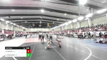 65 lbs 3rd Place - Edgar Garcia, Colorado Outlaws vs Luis Quinones, Hammer House Mafia