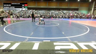 64 lbs Consi Of 16 #1 - Ian Miller, Nighthawks Wrestling Club vs Dominic Cortez, Coalinga Roughnecks