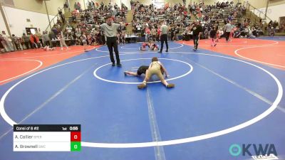 55 lbs Consi Of 8 #2 - Asher Collier, Sperry Wrestling Club vs Austin Brownell, Salina Wrestling Club