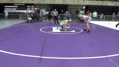 145 lbs Consi Of 8 #1 - Colten Rowles, East Waterford vs Karter Stone, Montoursville