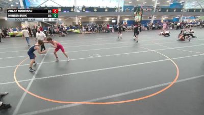 132 lbs Cons. Round 4 - Hunter Burk, Unattached vs Chase Morrison, Unattached