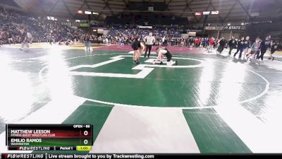 86 lbs Semifinal - Emilio Ramos, Washington vs Matthew Leeson, Fitness Quest Wrestling Club
