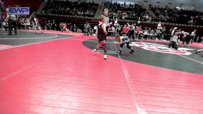 46 lbs Round Of 32 - Eli Dicus, Fort Gibson Youth Wrestling vs Carter Mcculley, Claremore Wrestling Club