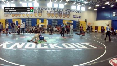 113 lbs Placement (16 Team) - Jack Cabrera, Alpha Dogs vs Brady Sher, Braves WC