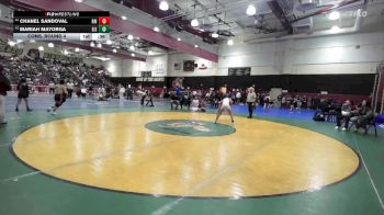 105 lbs Cons. Round 4 - Mariah Mayorga, Eisenhower vs Chanel Sandoval, Rancho Mirage