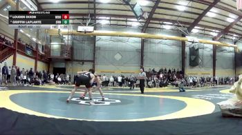 157 lbs Champ. Round 3 - Griffin Laplante, St Francis vs Louden Dixon, West Holmes
