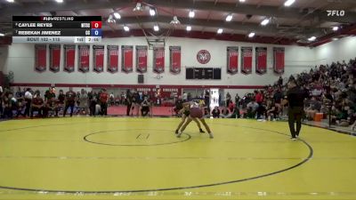 110 lbs Quarterfinal - Rebekah Jimenez, Cerritos College vs Caylee Reyes, Mt. San Antonio College
