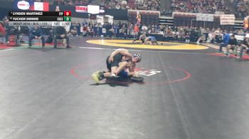 Champ. Round 1 - Lynden Martinez, Fairfield/Power vs Tucker Dennis, Colstrip