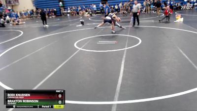 144 lbs Round 3 - Bodi Knudsen, Creighton Prep vs Braxton Robinson, Kearney