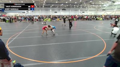 100 lbs Quarterfinal - Riley Kongkaeow, Unattached vs Avery Gaskalla, Unattached