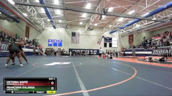 190 lbs Semifinal - Victoria White, Edwardsville (H.S.) vs Franciana Kalanga, Urbana (H.S.)