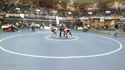 132 lbs Quarterfinal - Ian Giancola, Hoxie HS vs Nate Seimears, Council Grove HS