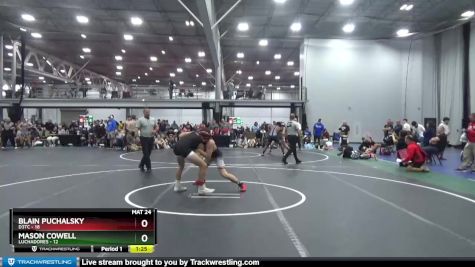 138 lbs Round 4 (10 Team) - Mason Cowell, Luchadores vs Blain Puchalsky, D3TC