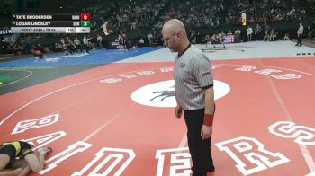 Cons. Round 2 - Logan Lindsley, Shelby-Rising City vs Tate Brodersen, Randolph