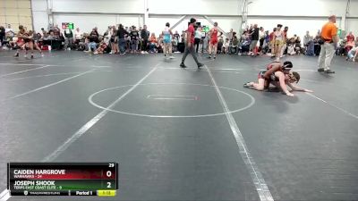 110 lbs Round 3 (4 Team) - Caiden Hargrove, Warhawks vs Joseph Shook, Terps East Coast Elite