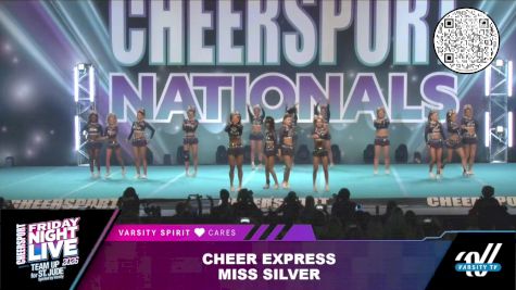 Cheer Express - Miss Silver [2026] 2026 CHEERSPORT Friday Night Live