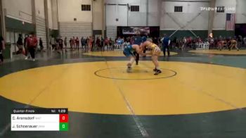 182 lbs Quarterfinal - Cash Arensdorf, Western Nebraska Titans vs Jake Schoenauer, Bryan Youth Wrestling Club