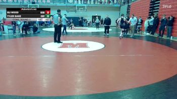 175 lbs Cons. Round 3 - Eli Wood, Newberg vs Tyler Bake, Century