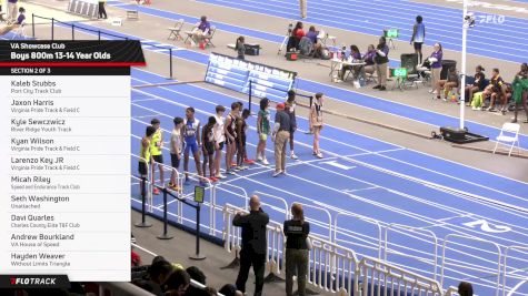 Middle School Boys' 800m, Finals 2