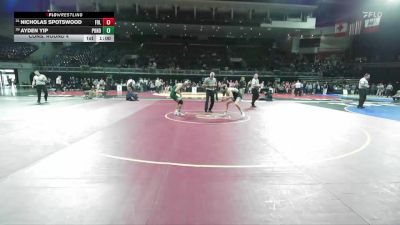 138 lbs Cons. Round 4 - Ayden Yip, Ponderosa vs Nicholas Spotswood, Folsom