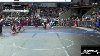 130 lbs Champ. Round 1 - Gabel Singer, Lawrence Elite vs Lucas Dobbs, Jeff West