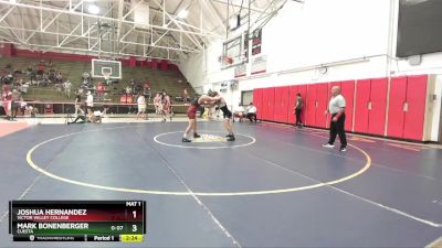 149 lbs Cons. Round 3 - Mark Bonenberger, Cuesta vs Joshua Hernandez, Victor Valley College