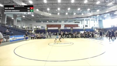 124 lbs Semifinals (4 Team) - Richard Demarco, Farmingdale Sr High vs Joel Scibek, Horseheads Sr HS