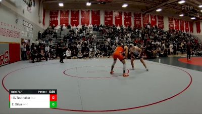 150 lbs Cons. Round 5 - Ethan Toothaker, Cedaredge vs Ethan Silva, Hayden