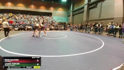 215 lbs Champ. Round 3 - Caden Fowler, Spanish Springs vs Ryan Sulpizio, University