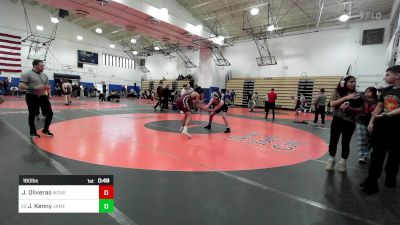 160 lbs Consi Of 16 #2 - Jaden Oliveras, Monsignor Farrell vs Jacob Kenny, James Madison-PSAL