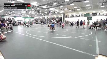 144 lbs Champ. Round 1 - Emiliano Chavez, BV Bison vs Brock Webb, Thoroughbred Wrestling Academy