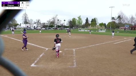 Replay: Williams College vs Chapman | Mar 26 @ 11 AM