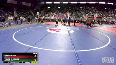 4A-106 lbs Quarterfinal - Gino Brown, Central vs Trace Eldridge, Cheyenne East